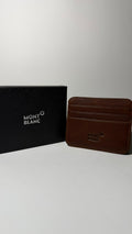 Mont Blanc Card Holder Brown