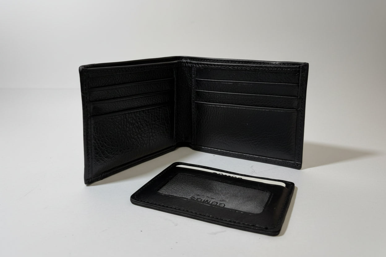 Plain Black 201+ card holder